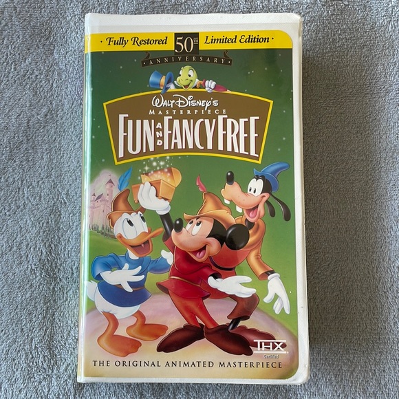 Walt Disney’s Fun and Fancy Free VHS Fully Restored Masterpiece Collection. - Picture 1 of 6